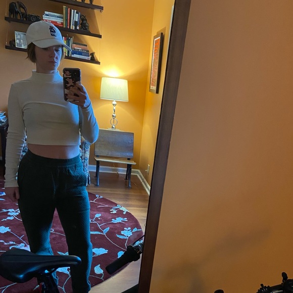 Madewell Quilted Tapered pull-on Pants - Picture 3 of 5